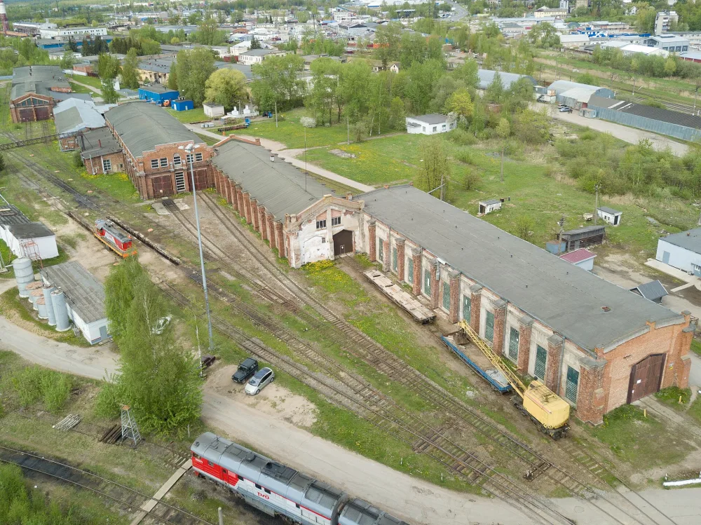 Постройки депо Октябрьской железной дороги