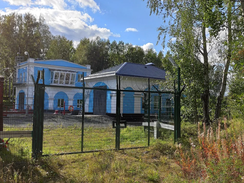Смотровая будка судопропускных шлюзов ББК