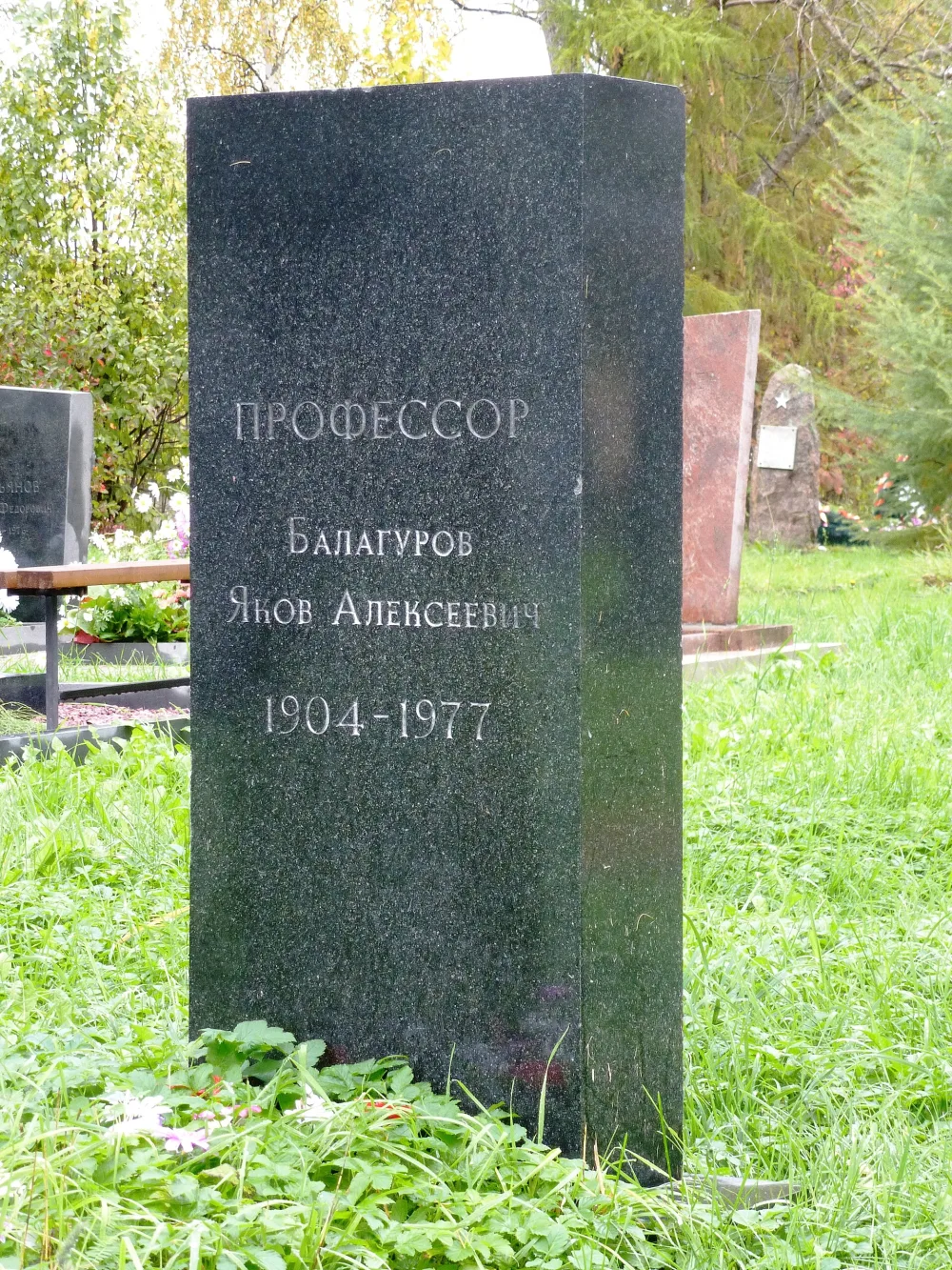 Могила Балагурова Я.А. (1904−1977), историка