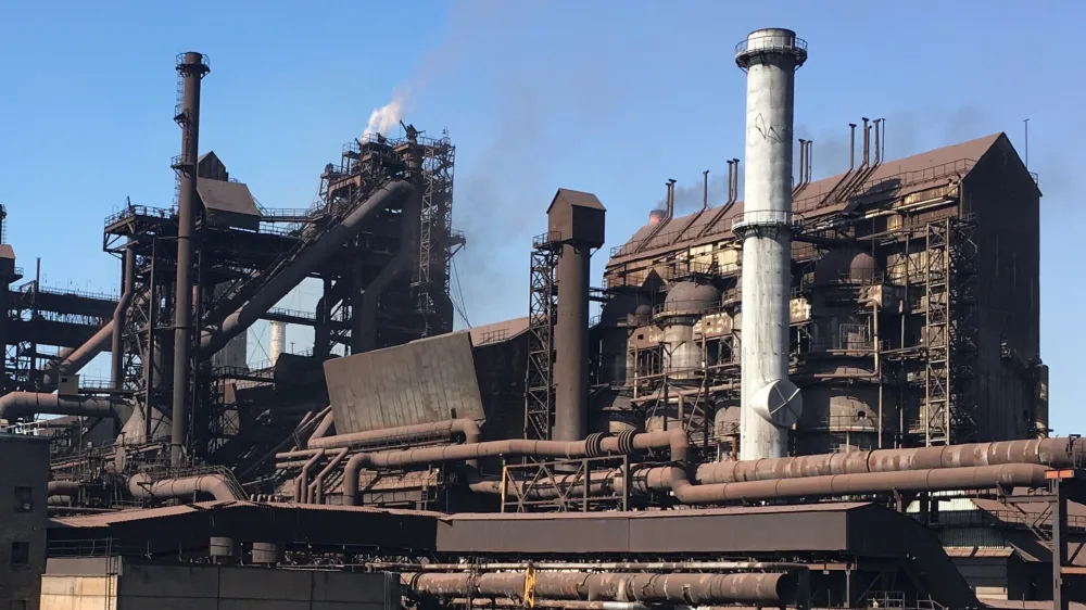 Первая домна Магнитогорского металлургического комбината