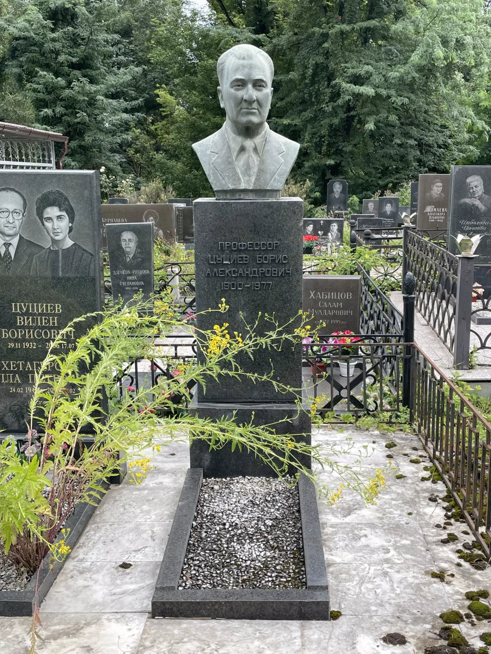 Могила Бориса Александровича Цуциева