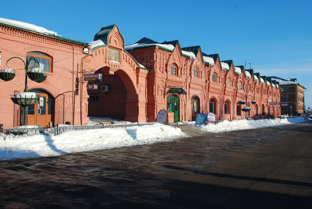 Здание торговых рядов в Клину