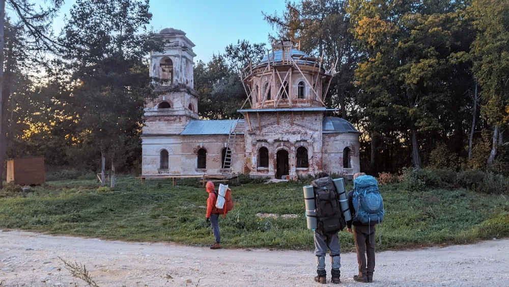 Успенская церковь с кафельными печами