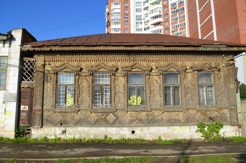Дом, в котором жил художник И.К. Слюсарев