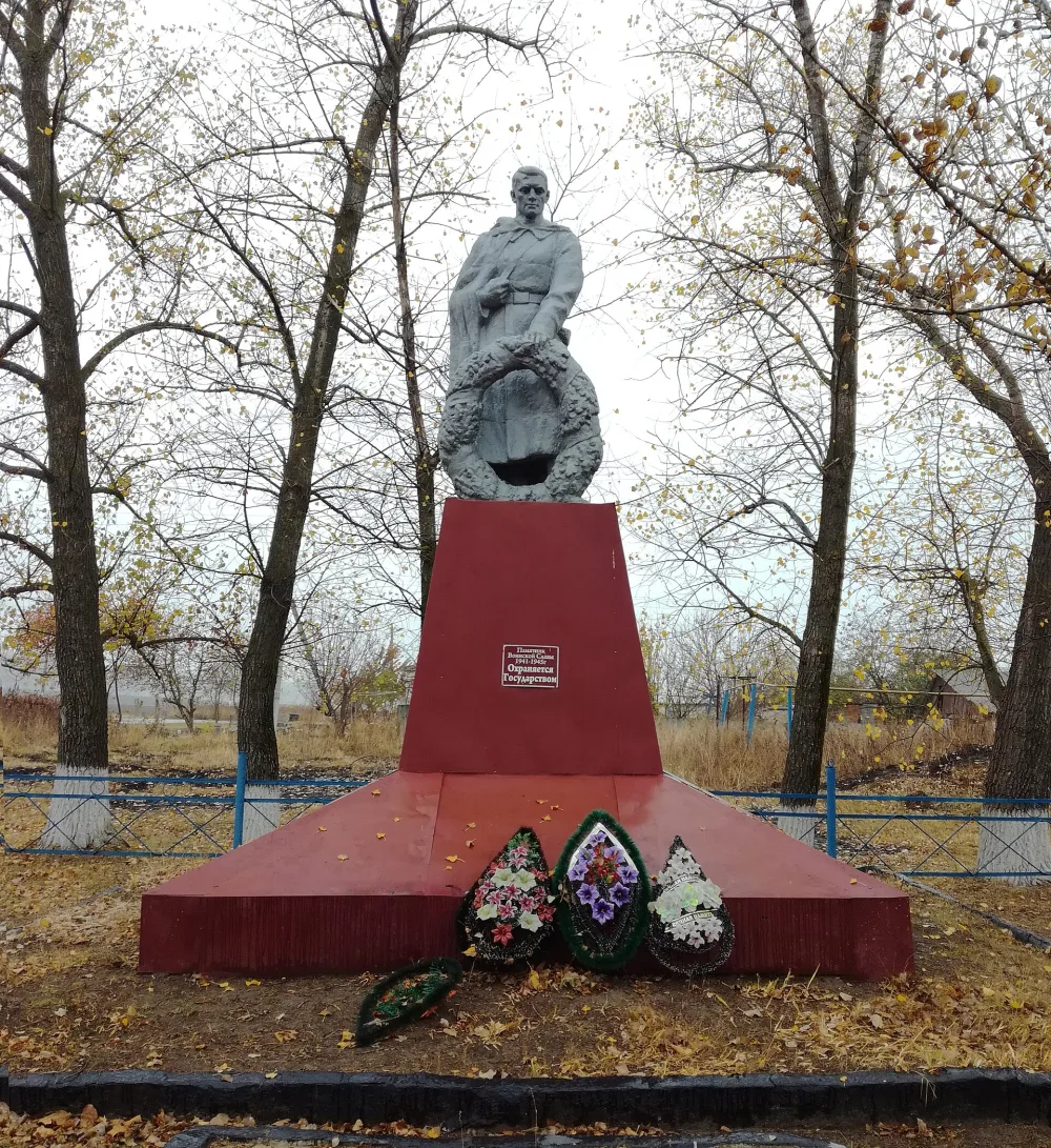 Братская могила 12 советских воинов