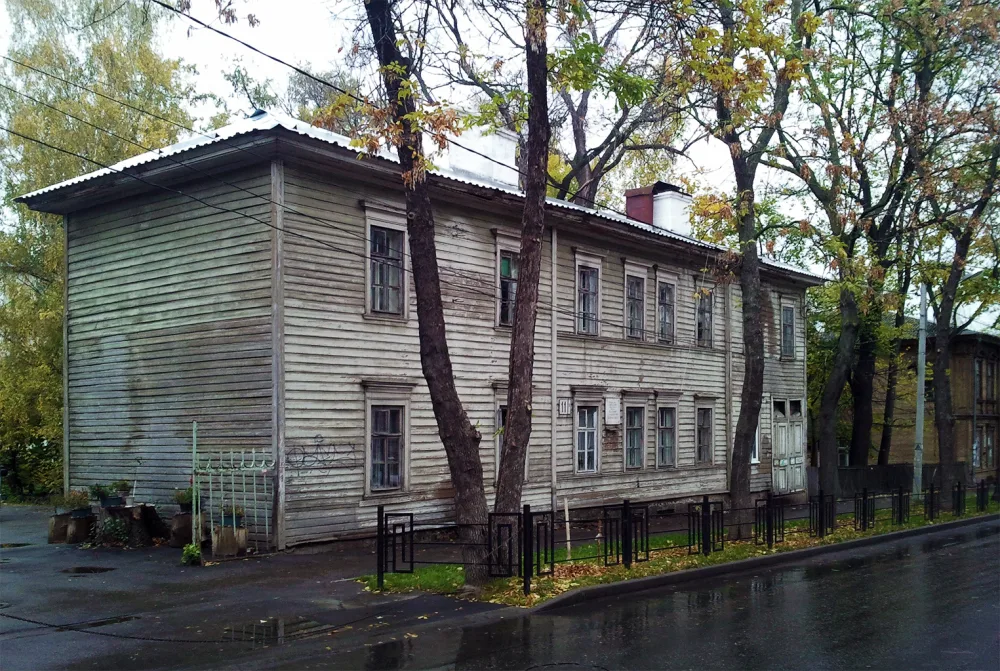 Дом, в котором в 1888-1896 г жил писатель В.Г. Короленко (Нижний Новгород)