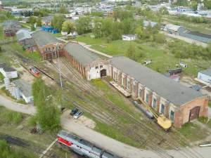 Постройки депо Октябрьской железной дороги