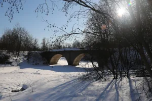 Мост (плитняковый двухарочный) (Васильково)