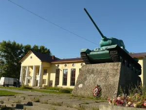 Танк «Т-34» в честь освобождения Медвежьегорска