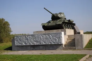 Танк «Т-34» (пос. Бородинского музея)