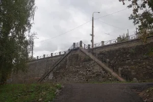 Тоннель и подпорная стена ж/д перегона Пермь-I - Пермь-II