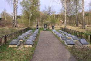 Воинское кладбище, на котором захоронено 26 советских воинов, умерших от ран в госпитале в годы Великой Отечественной войны (Вичуга)