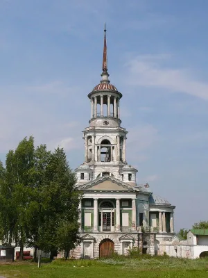 Колокольня надвратная с церковью Спаса Нерукотворного Образа