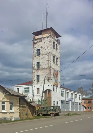 Здание пожарного депо