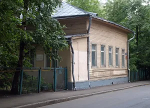 Главный дом усадьбы Лебедевых (деревянный) (Пресненский)