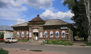 Деревянный особняк в Димитровграде