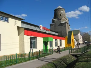 Здание водонапорной башни и запасных баков
