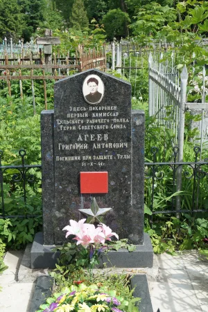 Могила Г. А. Агеева