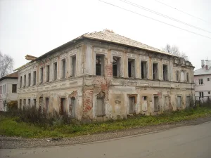 Городской особняк с торговой лавкой