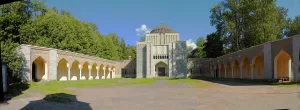 Молитвенный дом омовения и служебный дом на Преображенском еврейском кладбище