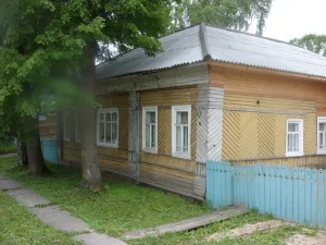 Флигель с каретником (Каретник деревянный, рубленый)