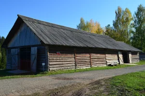 Гумно с овином из села Ошиб Кудымкарского района