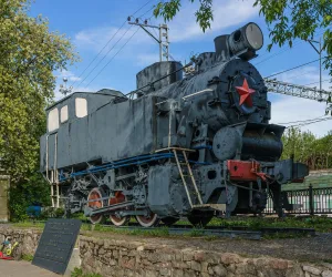 Паровоз серии П-9 (П9-752) на вечной стоянке