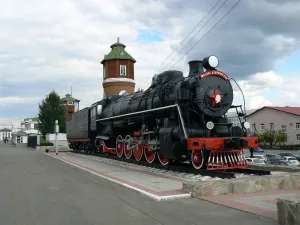 Памятник трудовой славы курганских железнодорожников
